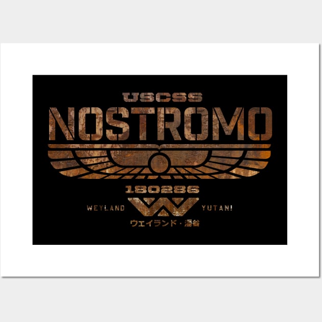 USCSS Nostromo Wall Art by MindsparkCreative